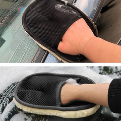 Super Soft Scratch-Proof Wool Cleaning Glove