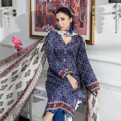 Unstitched 3Pcs Printed Lawn – DSNV1713