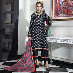 Unstitched 3Pcs Printed Lawn – DSNV1706