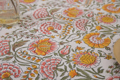 Vintage Floral Digital Printed Table Cover