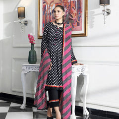Unstitched 3Pcs Printed Lawn – DSNV1706