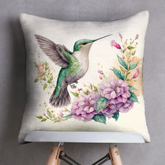 Floral Wings Digital Printed Cushion