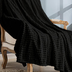 Luxury King Size Fleece Blanket (Black)