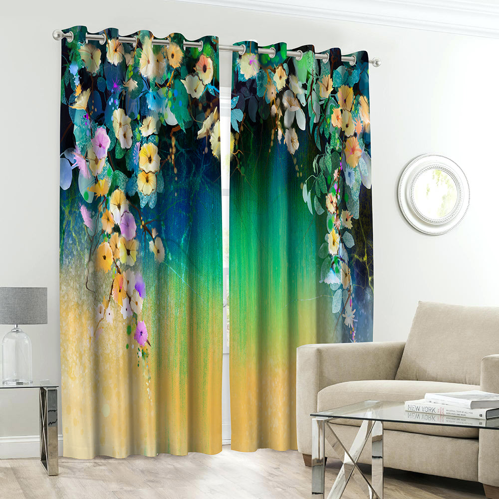 CRT16 Digital Printed Curtain Pair