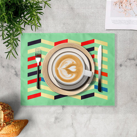 Chevrons Digital Printed Table Mat