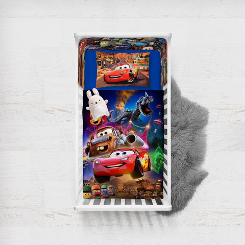 Cars 4Pcs Digital Printed Cotset