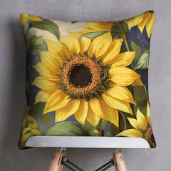 Sunlit Garden Digital Printed Cushion