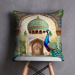 Peacock Digital Printed Cushion