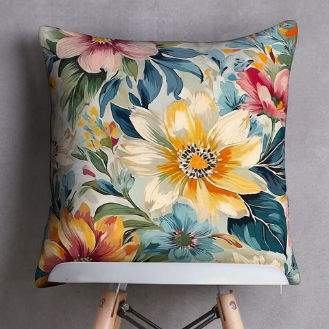Bloom Burst Digital Printed Cushion