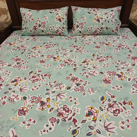 Flora Dream 3Pcs Flat Sheet Set