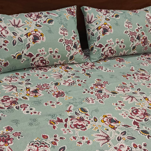 Flora Dream 3Pcs Flat Sheet Set