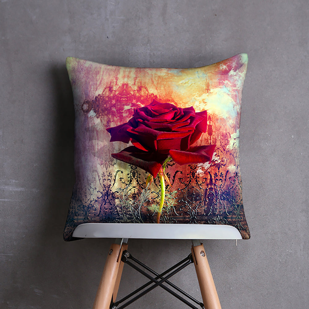 Rose Digital Printed Cushion