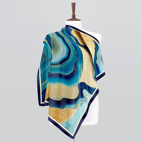 Essence Silk Printed Scarf 39x39 Inch