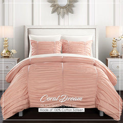 Coral Dream 6Pcs Quilt Cover Set