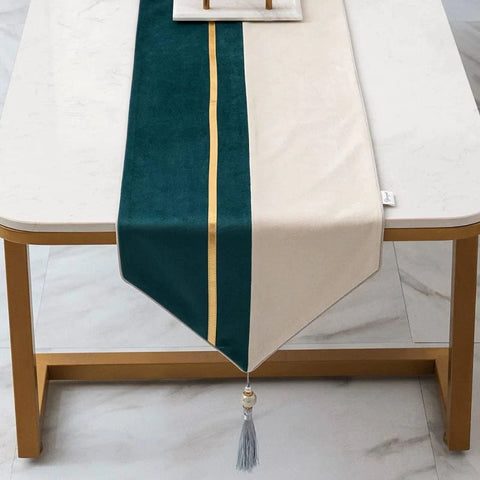 Streak Embellished Table Runner