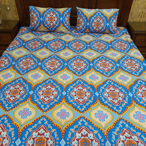 Damask 3Pcs Flat Sheet Set