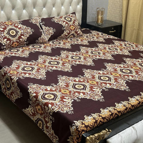 Crystal Cotton 3Pcs Bed Sheet Set (DSN02)
