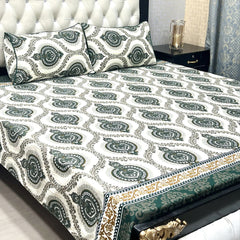 Crystal Cotton 3Pcs Bed Sheet Set (DSN05)