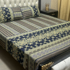 Crystal Cotton 3Pcs Bed Sheet Set (DSN19)