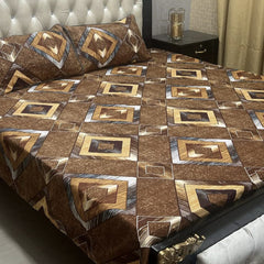 Crystal Cotton 3Pcs Bed Sheet Set (DSN31)