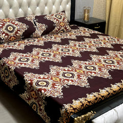 Crystal Cotton 3Pcs Bed Sheet Set (DSN04)