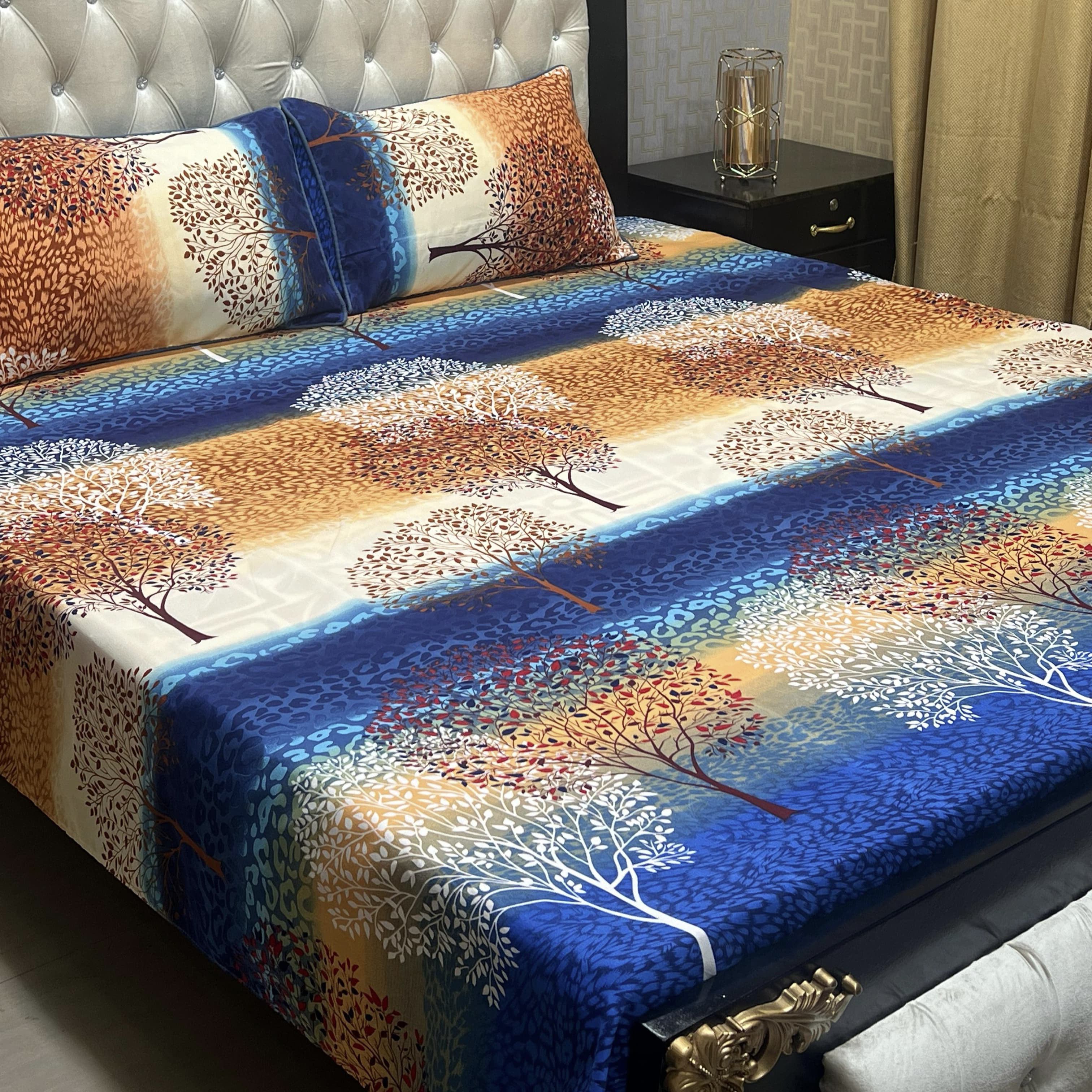 Crystal Cotton 3Pcs Bed Sheet Set (DSN06)