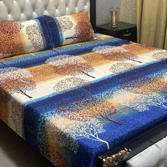 Crystal Cotton 3Pcs Bed Sheet Set (DSN06)