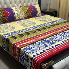 Crystal Cotton 3Pcs Bed Sheet Set (DSN03)