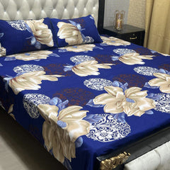 Crystal Cotton 3Pcs Bed Sheet Set (DSN30)