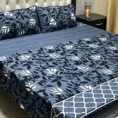 Crystal Cotton 3Pcs Bed Sheet Set (DSN25)