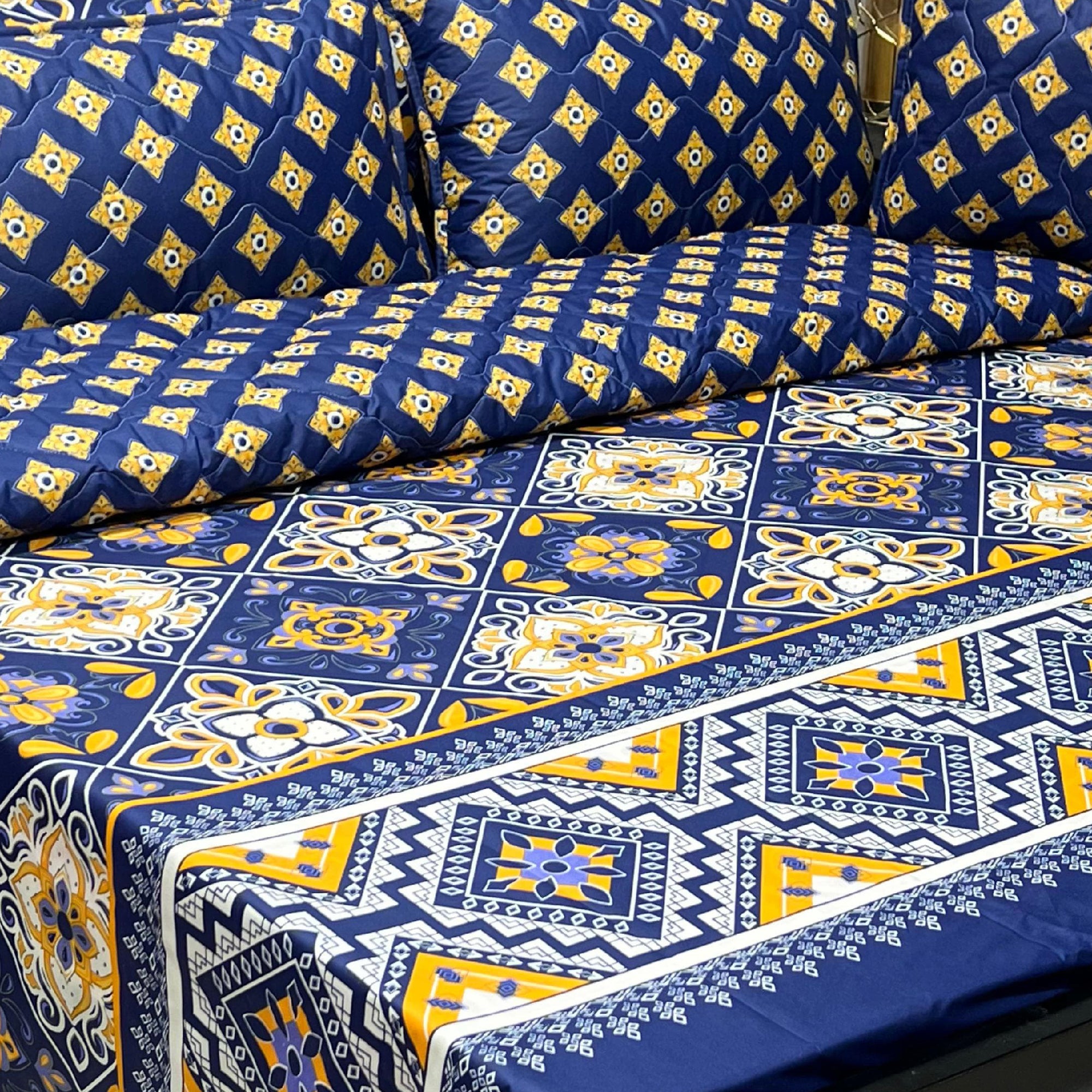 Damask 7Pcs Comforter Set