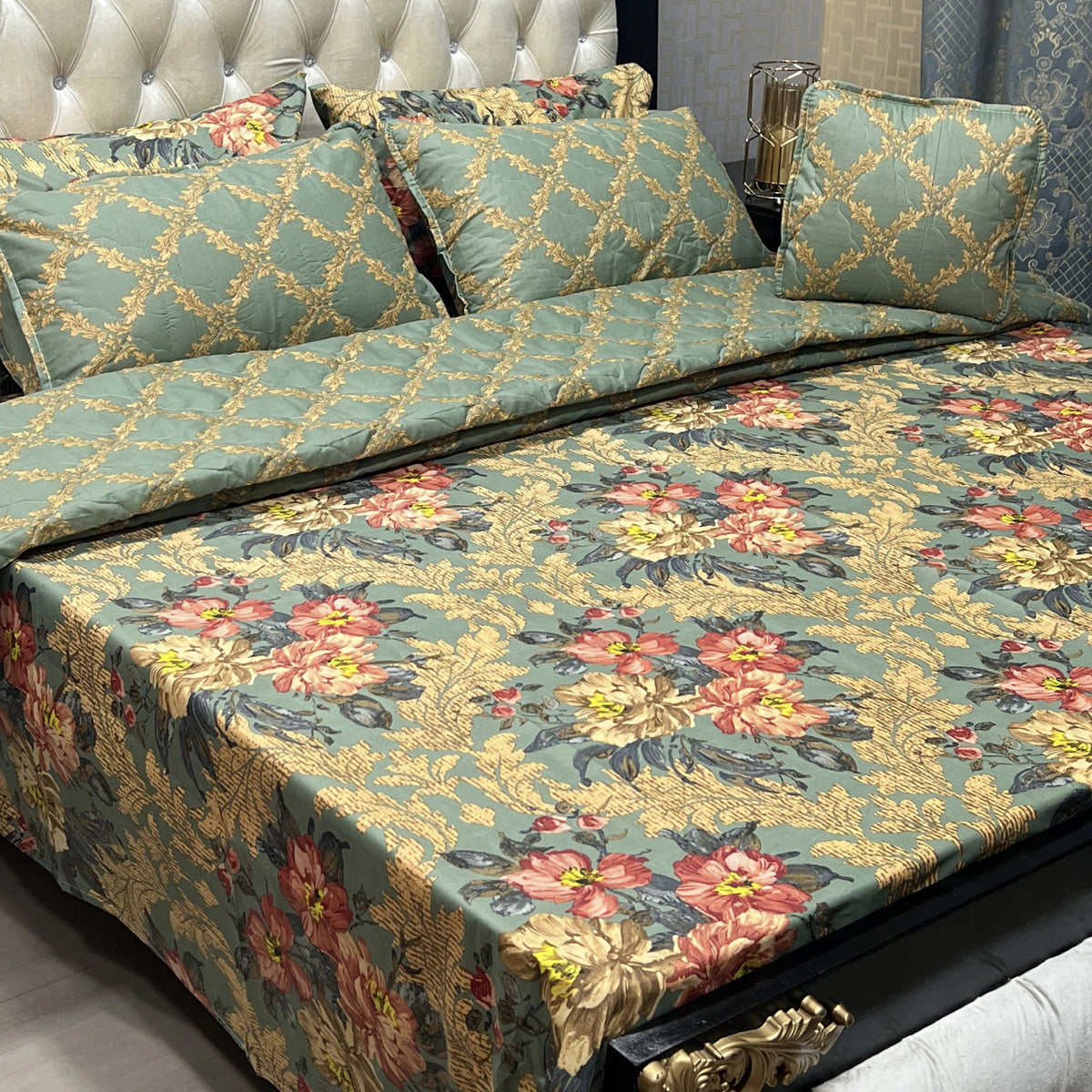 Midnight Garden 7Pcs Comforter Set