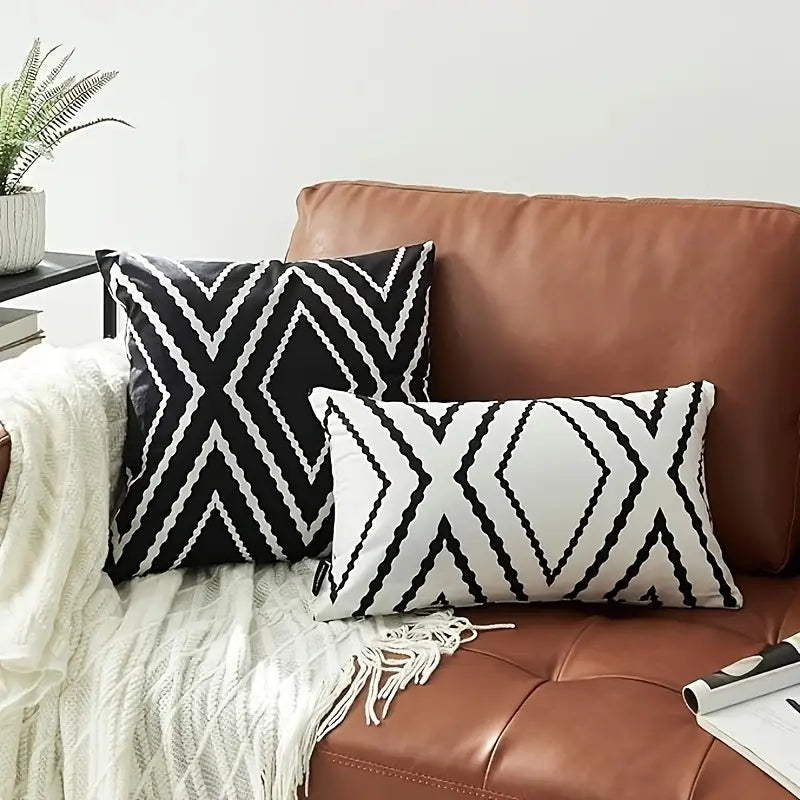 Pack of 2 Beads Printed Cushion Covers