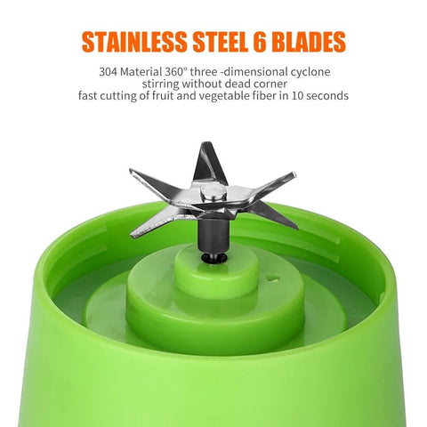 Juicer Blender 6 Blades USB Portable
