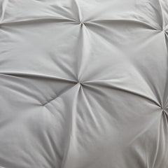 Luminous Silver Grey 6Pcs Quilt Cover Set