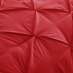 Luminous Scarlet Red 6Pcs Quilt Cover Set
