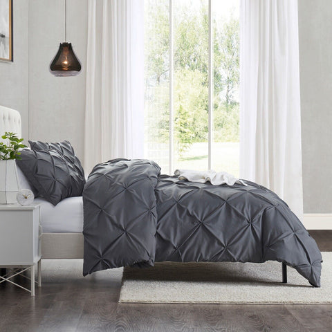 Luminous Charcoal 6Pcs Quilt Cover Set