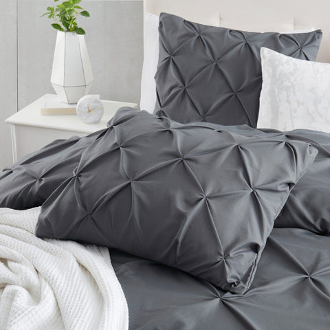 Luminous Charcoal 6Pcs Quilt Cover Set