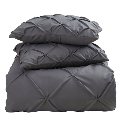 Luminous Charcoal 6Pcs Quilt Cover Set